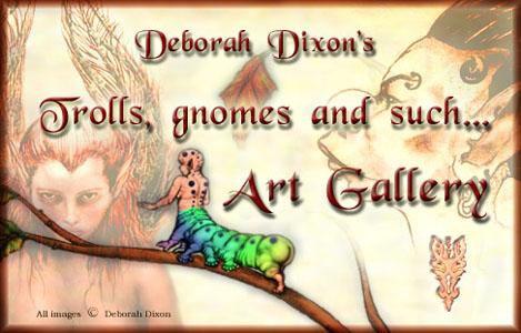 Trolls, gnomes and such...artwork by Deborah Dixon